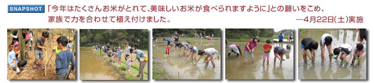 �u���N�͂������񂨕Ă��Ƃ�āA�����������Ă��H�ׂ��܂��悤�Ɂv�Ƃ̊肢�����߁A�Ƒ��ŗ͂����킹�ĐA���t���܂����B